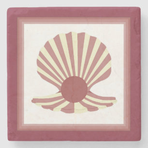 Muschel Steinuntersetzer