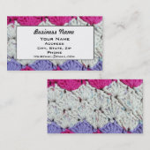 Muschel-Stich gestrickte Geschäfts-Karte Visitenkarte (Vorne/Hinten)