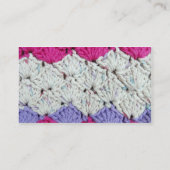 Muschel-Stich gestrickte Geschäfts-Karte Visitenkarte (Rückseite)