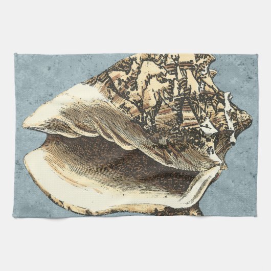 Muschel Stonewash Conch Geschirrtuch (Horizontal)