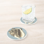 Muschel Stonewash Conch Sandstein Untersetzer (Seite)