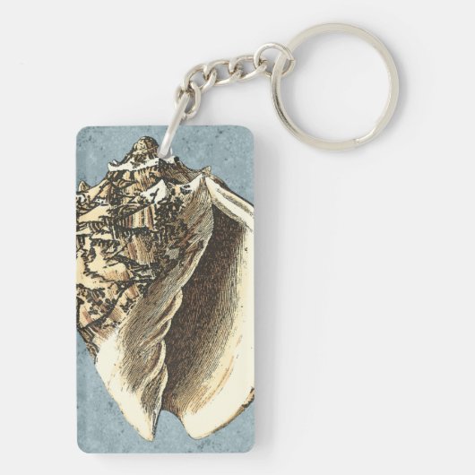 Muschel Stonewash Conch Schlüsselanhänger (Rückseite)