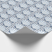 Muschel Stripe Elegance! Geschenkpapier (Ecke)