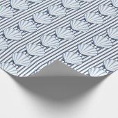 Muschel Stripe Elegance! Geschenkpapier (Ecke)