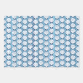 Muschel Stripe Elegance! Geschenkpapier Set (Vorderseite 2)