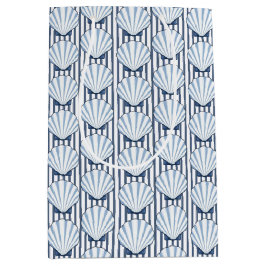 Muschel Stripe Elegance! Mittlere Geschenktüte