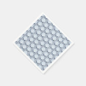 Muschel Stripe Elegance! Serviette (Ecke)