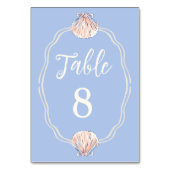 Muschel Tischnummer (Rückseite)