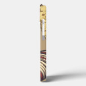 Muschel Trio über Khaki Case-Mate iPhone Hülle (Rückseite / Links)