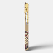 Muschel Trio über Khaki Case-Mate iPhone Hülle (Rückseite / Links)