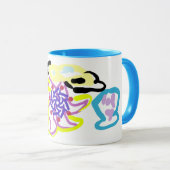 Muschel und Seestern Tasse (VorderseiteRechts)