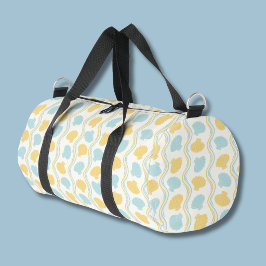 Muschel und Strandwellen Sommer Duffle Bag