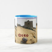 Muschel und Tower, Gozo, Malta Tasse (Zentrum)