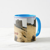 Muschel und Tower, Gozo, Malta Tasse (VorderseiteRechts)