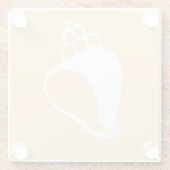 Muschel Untersetzer (Rückseite)