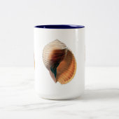 Muschel Vintag Zweifarbige Tasse (Mittel)