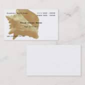 Muschel Visitenkarte (Vorne/Hinten)