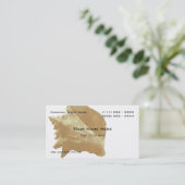 Muschel Visitenkarte (Stehend Vorderseite)