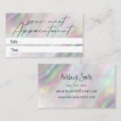 Muschel Visitenkarte (Vorne/Hinten)