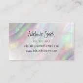 Muschel Visitenkarte (Rückseite)