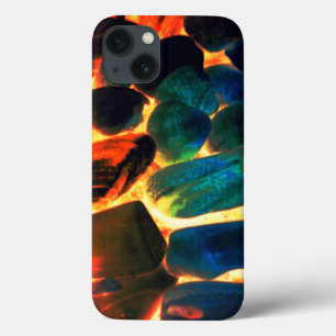 Muschel von Austern auf rotem Vulkangestein oder i Case-Mate iPhone Hülle
