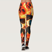 Muschel von Austern auf rotem Vulkangestein oder i Leggings (Rückseite)