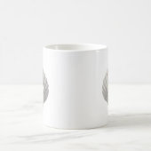 Muschel von Beach Life Typografie Coffee Tasse (Mittel)