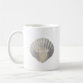 Muschel von Beach Life Typografie Coffee Tasse (Links)
