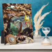 Muschel von Gelben und Pflaumen Fotoplatte (Seite)