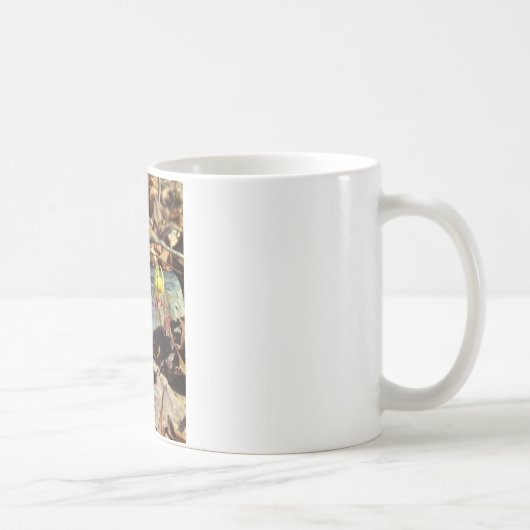 Muschel von Gelben und Pflaumen Kaffeetasse (Rechts)