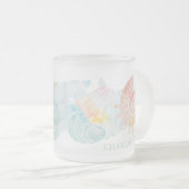 Muschel Wasserfarbname Mattglastasse (VorderseiteRechts)