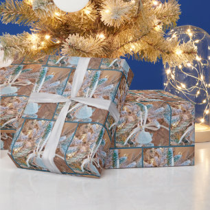 Muschel-Weihnachtsbaumanhänger Geschenkpapier
