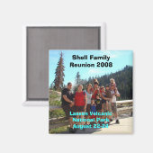 Muschel Wiedersehen 2008 Magnet (Vorderseite/Rückseite)