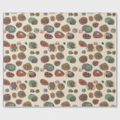 Muschel Wrapping Paper Geschenkpapier (Flach)