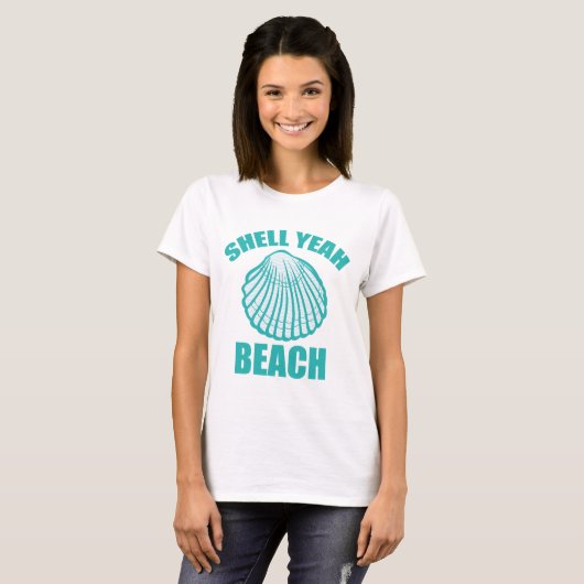 Muschel Yeah Beach T-Shirt (Vorne ganz)