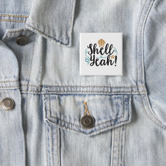 Muschel Yeah Button (Beispiel)