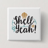 Muschel Yeah Button (Vorderseite)