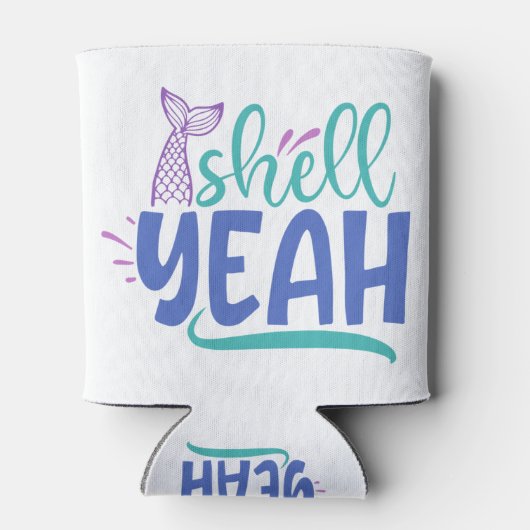 Muschel Yeah Dosenkühler (Rückseite)