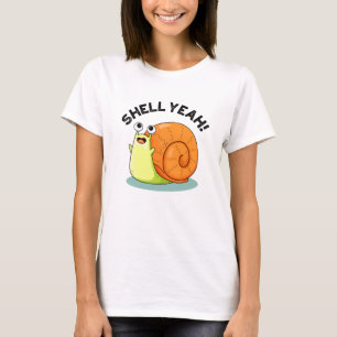 Muschel Yeah Funny Snail Pub T-Shirt