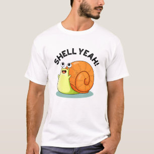 Muschel Yeah Funny Snail Pub T-Shirt