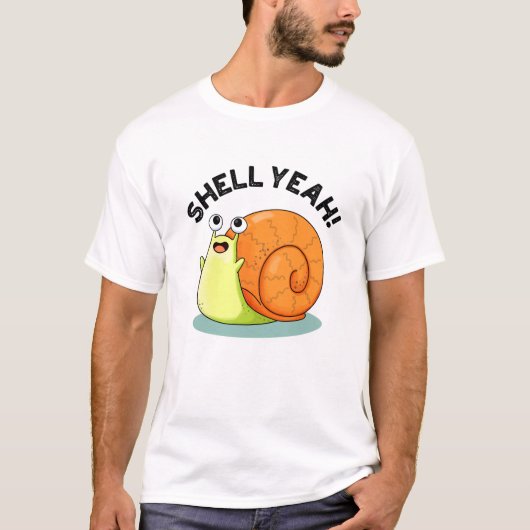 Muschel Yeah Funny Snail Pub T-Shirt (Vorderseite)