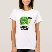 Muschel Yeah Funny Tortoise Pub T-Shirt (Vorderseite)