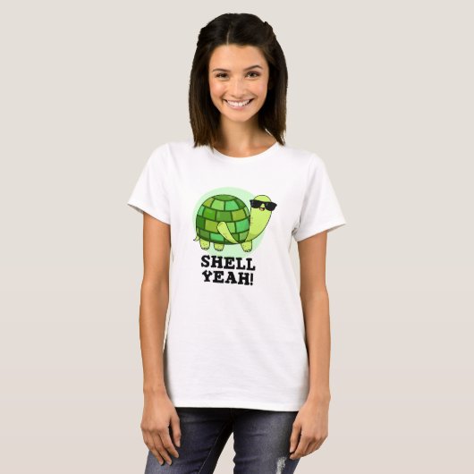 Muschel Yeah Funny Tortoise Pub T-Shirt (Vorne ganz)
