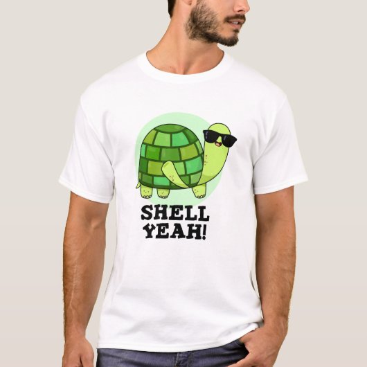 Muschel Yeah Funny Tortoise Pub T-Shirt (Vorderseite)
