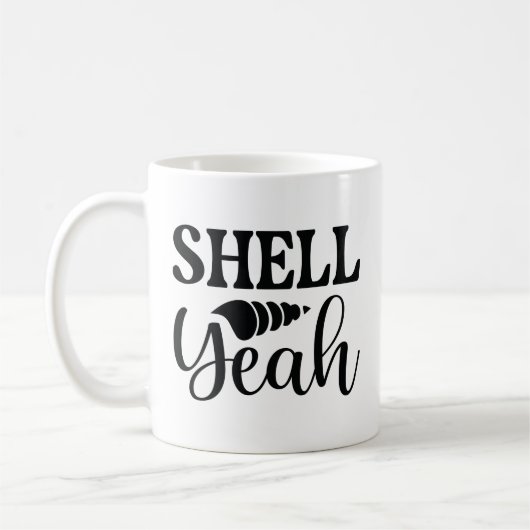 Muschel Yeah Kaffeetasse (Links)