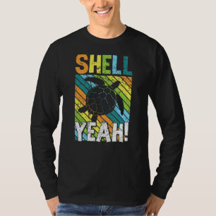 Muschel Yeah Schildkröte Erde Tag Welttag Vinta T-Shirt
