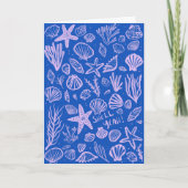 MUSCHEL YEAH Seashell Beach Geburtstag Herzlichen Karte (Vorderseite)