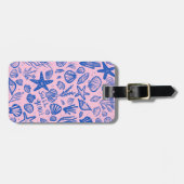 MUSCHEL YEAH Seashells Beach Holiday CUSTOM BluePi Gepäckanhänger (Vorderseite horizontal)