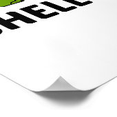 MUSCHEL YEAH TURTLE POSTER (Ecke)