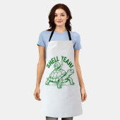 Muschel Yeah Turtle Snail Funny Schürze (Getragen)